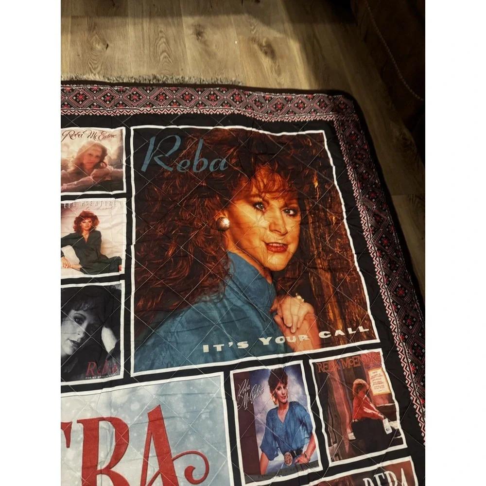 Reba McEntire Queen Comforter Quilt Album Covers‎ 89x97 Blanket Thin Coverlet